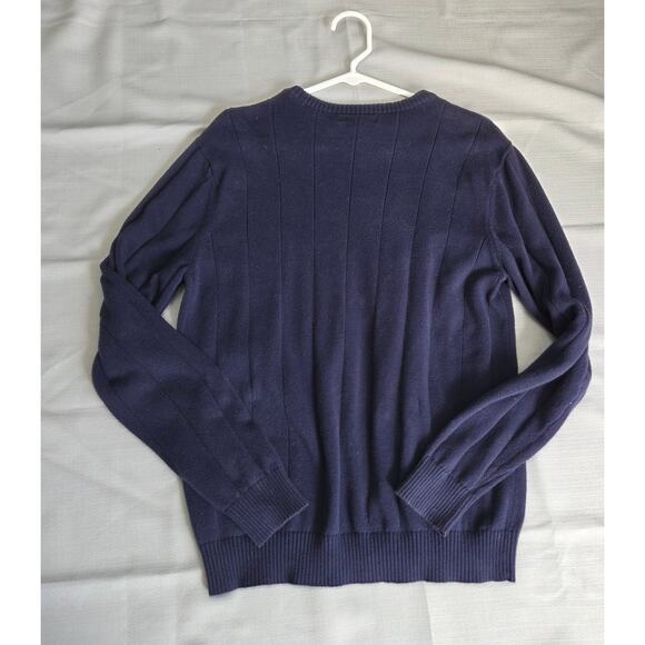 Club Room Navy Blue Men's Sweater Size Medium - Picture 6 of 6